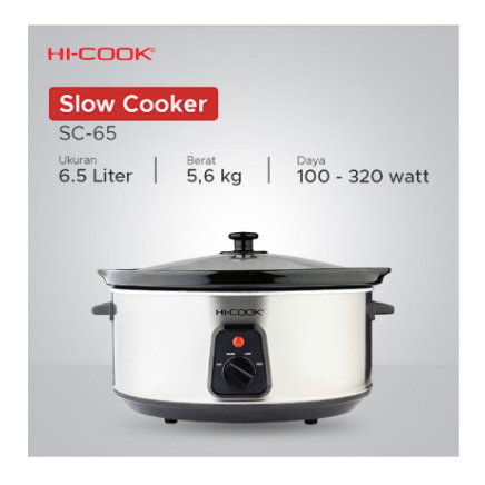 Hi-Cook Slow Cooker SC65 Penanak Nasi Lambat