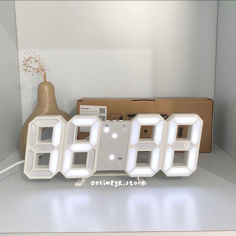Jam Meja/ Dinding Digital LED Aesthetic Dekorasi Rumah