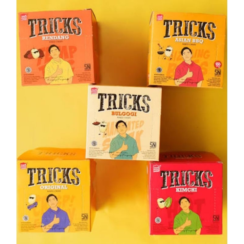 

Biskuit Tricks Patato Baked/kemasan 1Box isi 4pcs