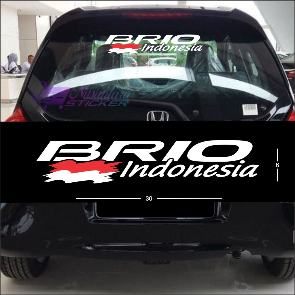 STIKER MOBIL BRIO INDONESIA