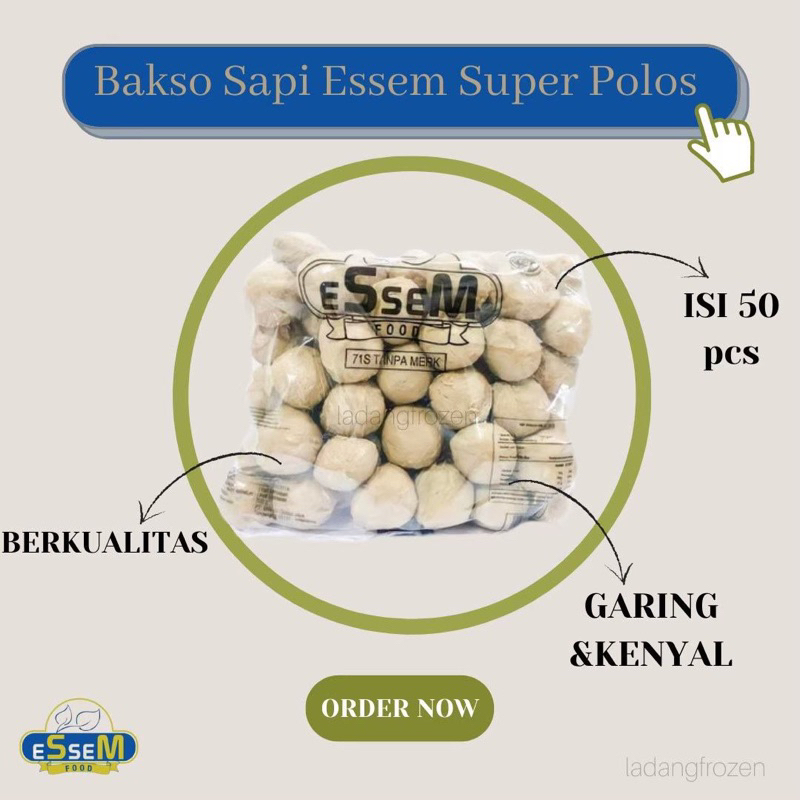 

Essem Baso Sapi Super Polos 50pcs