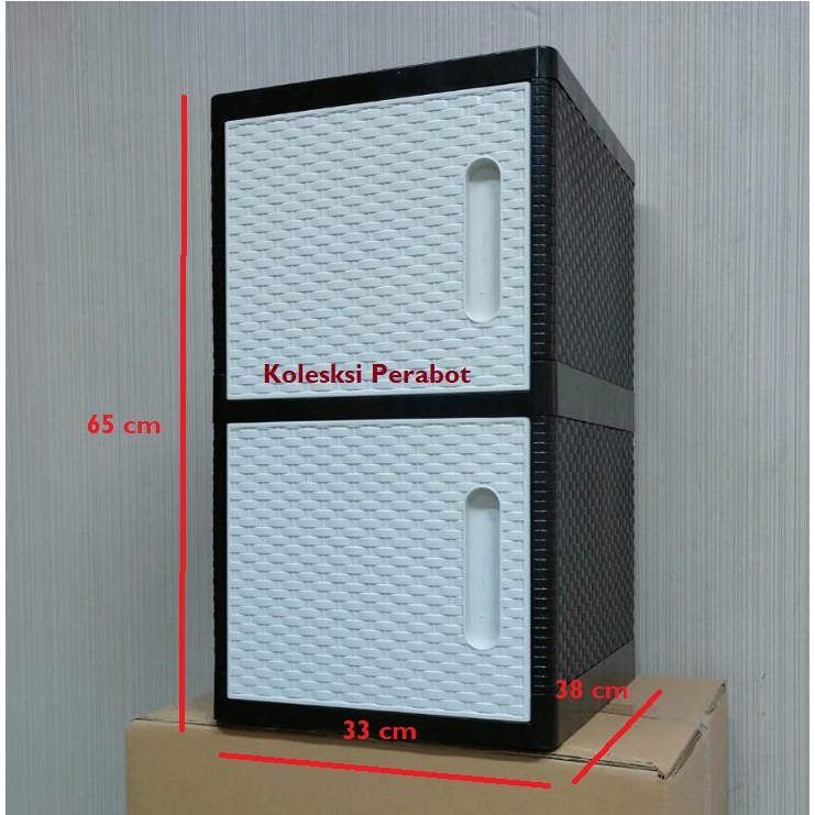 GALAXY LEMARI PLASTIK SAPPORO 1 PINTU SUSUN 2