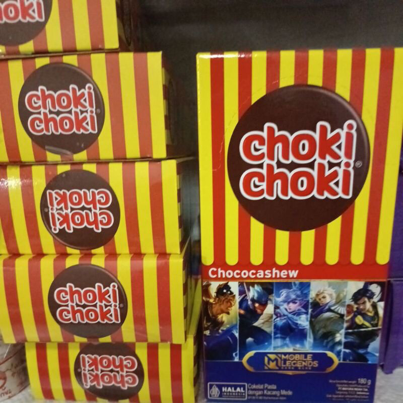 

CHOKI CHOKI 1 BOX (ISI 20pcsX10gr) BEST SELLER COKLAT PASTA CHOKICHOKI COKELAT