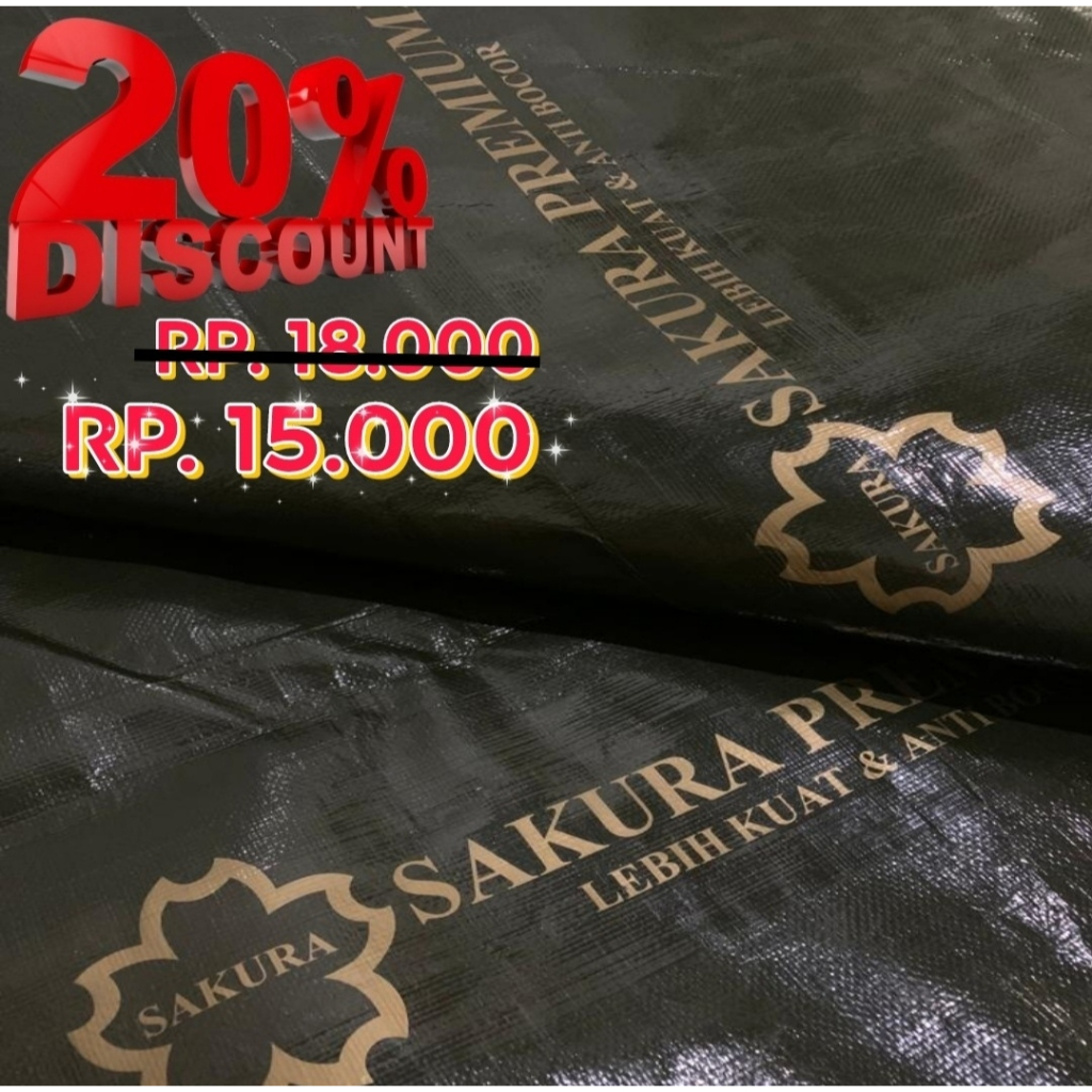 terpal 2x3 A20 SAKURA top urutan teratas outdoor
