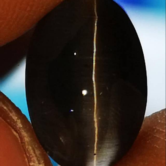 Batu permata natural cat eye silimanite srilanka