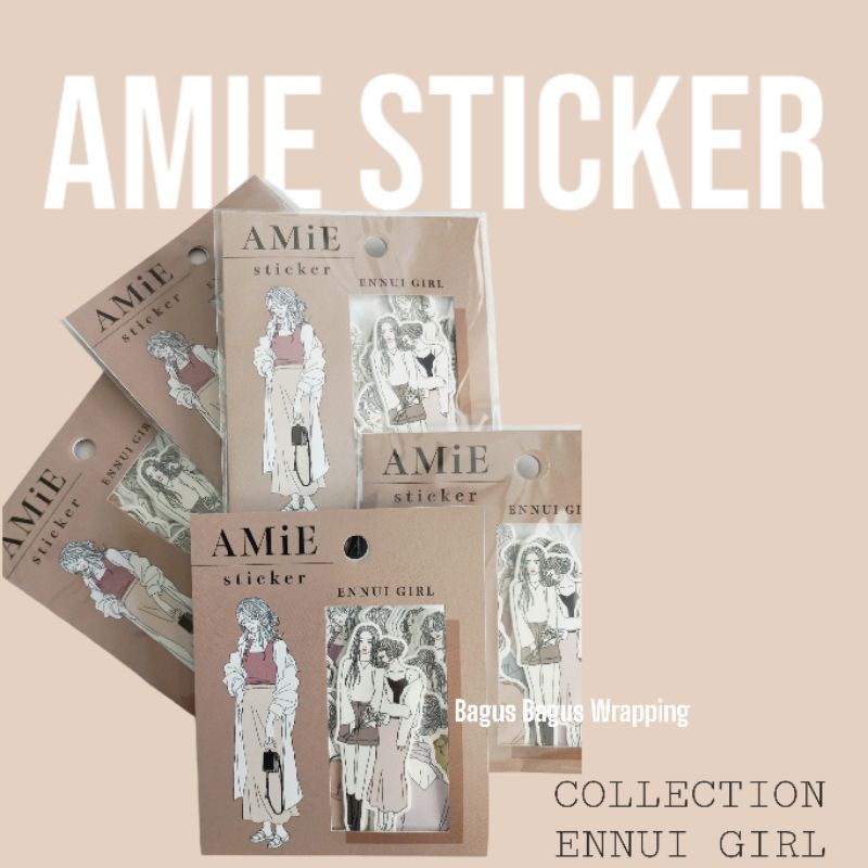 

ENNUI GIRL STICKER JOURNAL VINTAGE AESTHETIC / STIKER RETRO / SCRAPBOOK