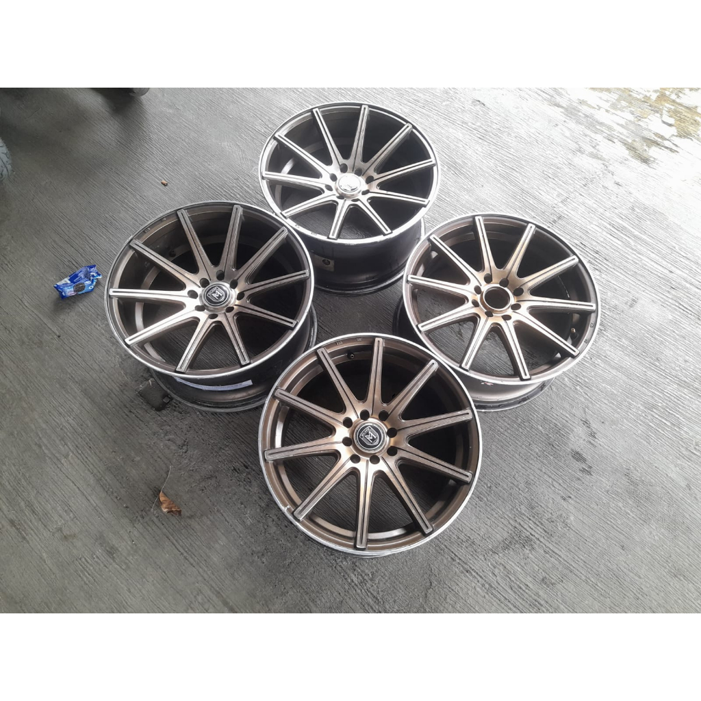 VELG SECOND RACING MOBIL MILANO RING 17 PCD 4X100/114 U/ YARIS MOBILIO KIJANG JAZZ