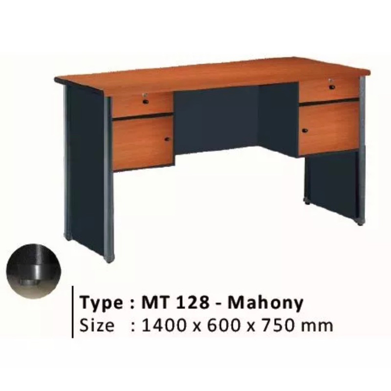 MEJA TULIS MEJA KANTOR MEJA KASIR MEJA KIOS BESAR 1 BIRO MT 128