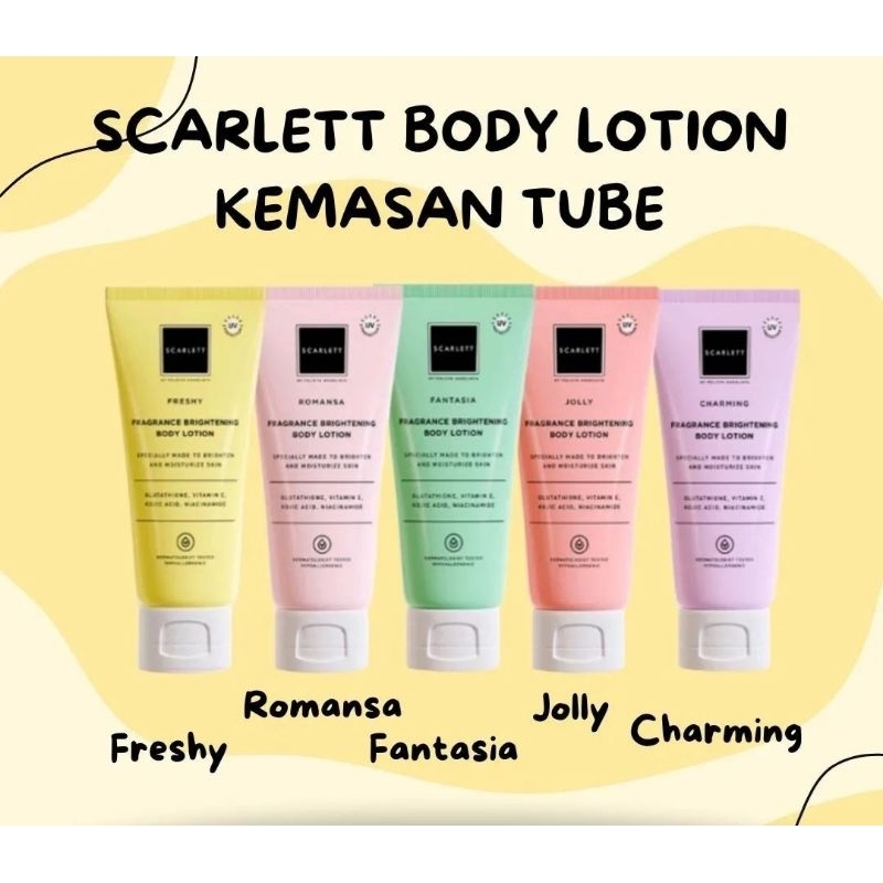 SCARLETT BODY LOTION TUBE