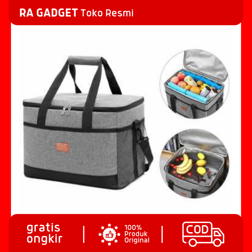 Tas Piknik Camping Cooler Bag Outdoor Waterproof 33L / Tas Tempat Wadah Box Pendingin Cooler Coler C