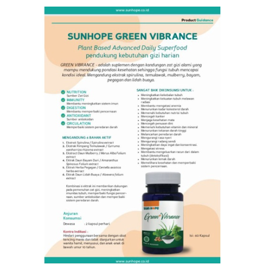 Green Vibrance SunHope Original