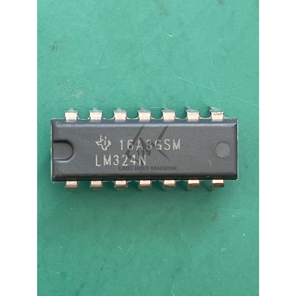 5 BUAH LM324 TEXAS INSTRUMENT ORIGINAL IC LM324N ORI LM 324N ASLI LM 324 N ups