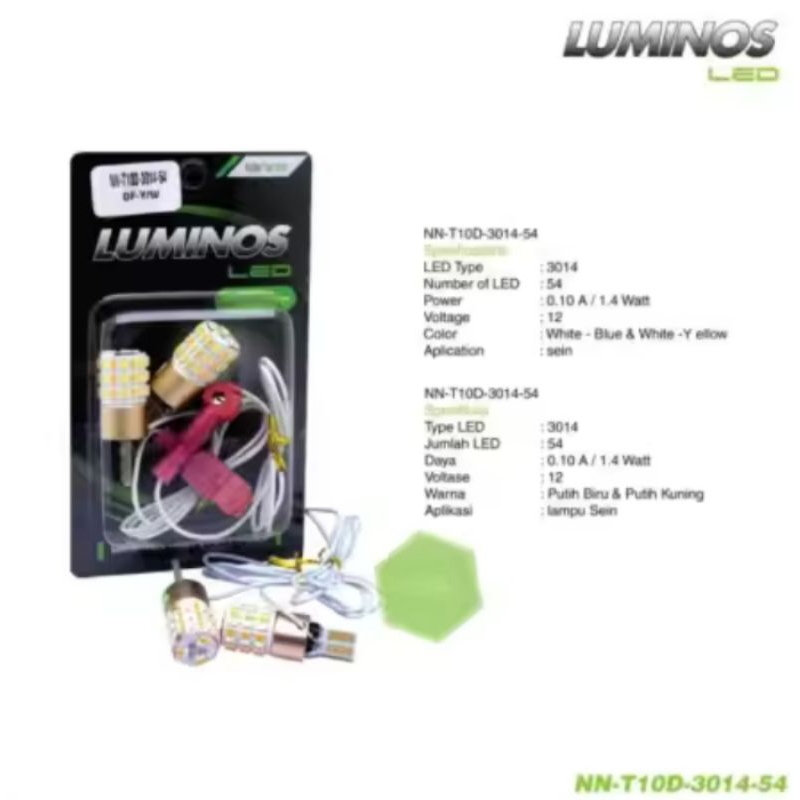 LAMPU LED SENJA T10 2 MODE LUMINOS SENJA SEIN MOTOR NMAX DLL