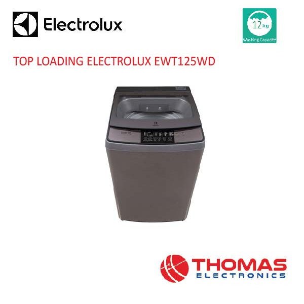 Mesin Cuci Top Loading Electrolux EWT125WD EWT 125 WD 12 Kg Garansi Resmi