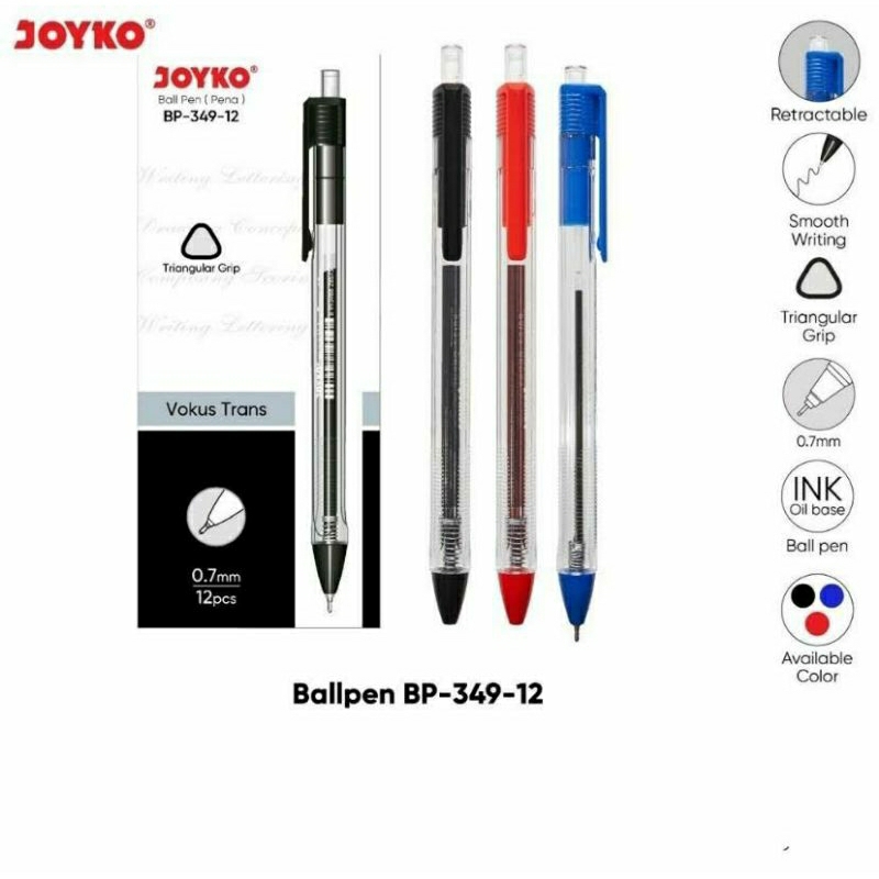 

Pulpen Joyko Bp-349-12