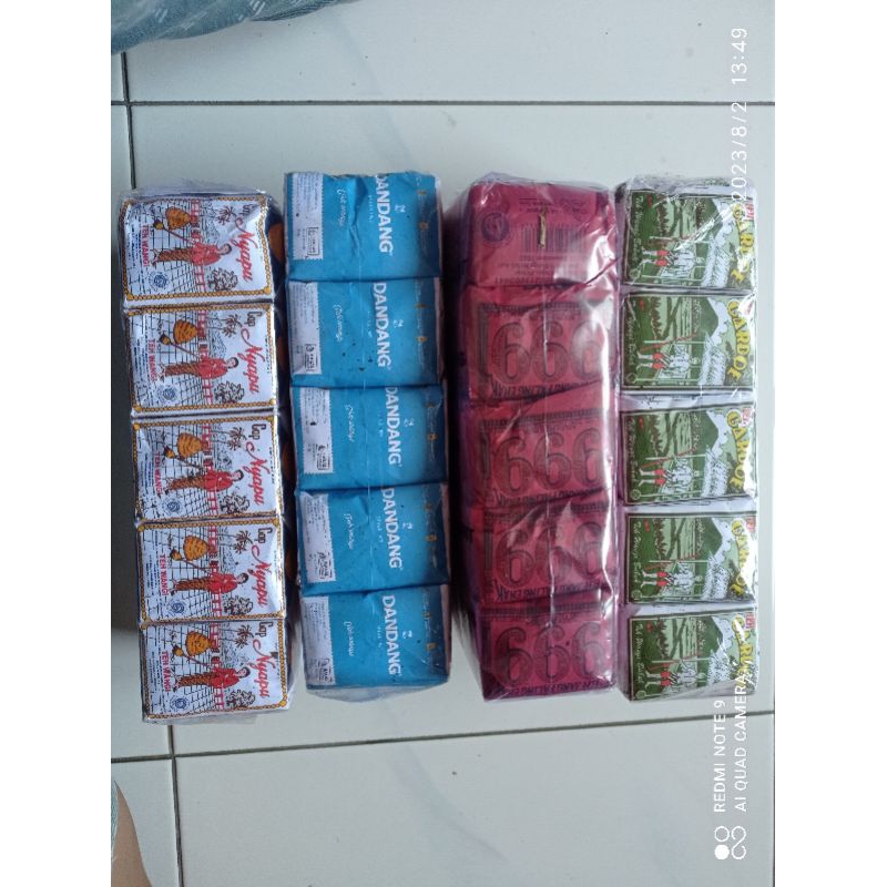 

Teh tubruk 1 pres isi 10pcs