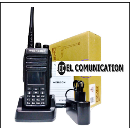 HT WEIRCOM WR 808 DMR Digital Analog Single Band VHF IP67 10 Watt ORI