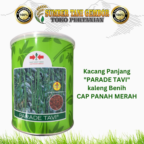 Kacang Panjang "PARADE TAVI" kaleng Benih CAP PANAH MERAH