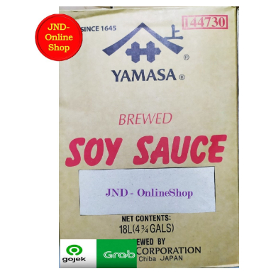 

Yamasa Soy Sauce import uk. 18 ltr (Japanese Food)