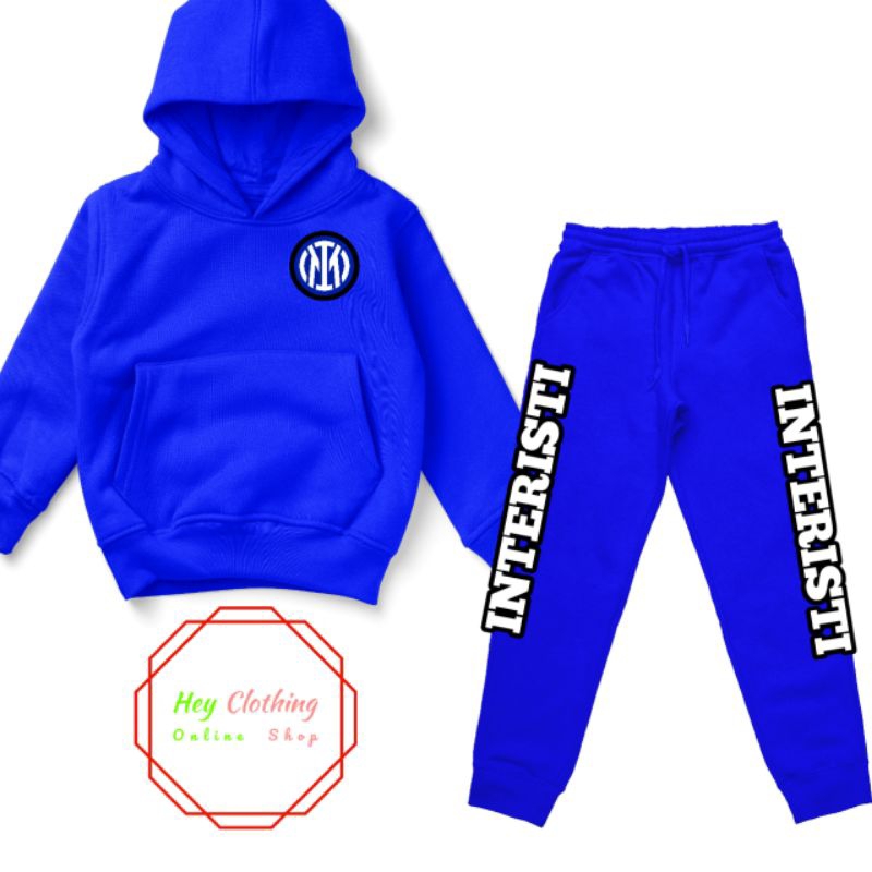 STELAN HOODIE JOGGER JAKET ANAK CELANA JAKET INTER MILAN