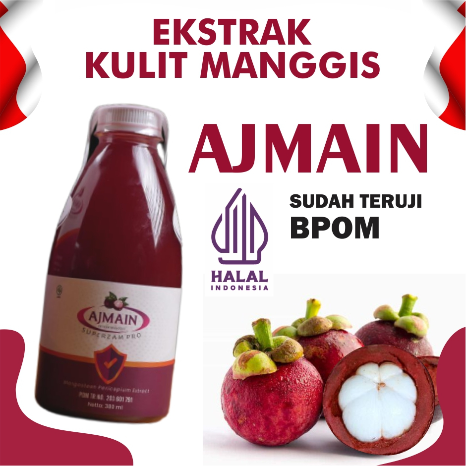 

AJMAIN - Jus Ekstrak Kulit Manggis Daun Sirsak 380 ML