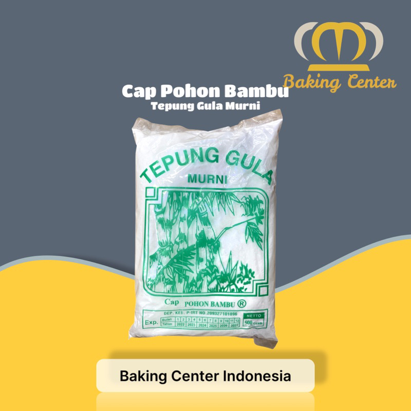 

Cap Pohon Bambu Tepung Gula Murni 500gr - Gula Halus Cap Pohon Bambu 500gr