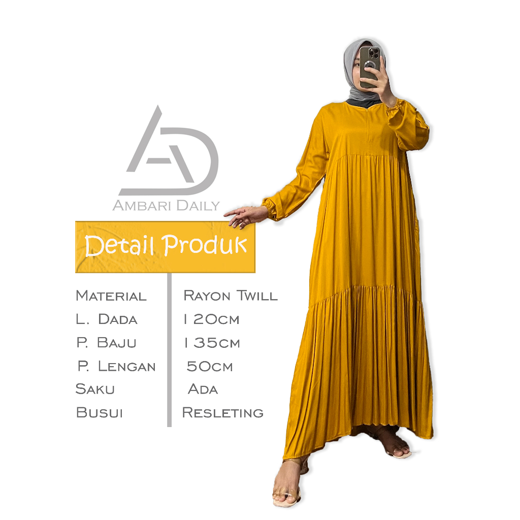 GAMIS RAYON TWILL POLOS JUMBO