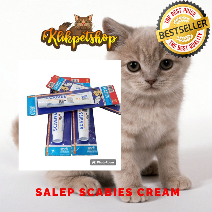 SALEP SCABIES / SKABIES CREAM OBAT KULIT KUCING ANJING KELINCI0