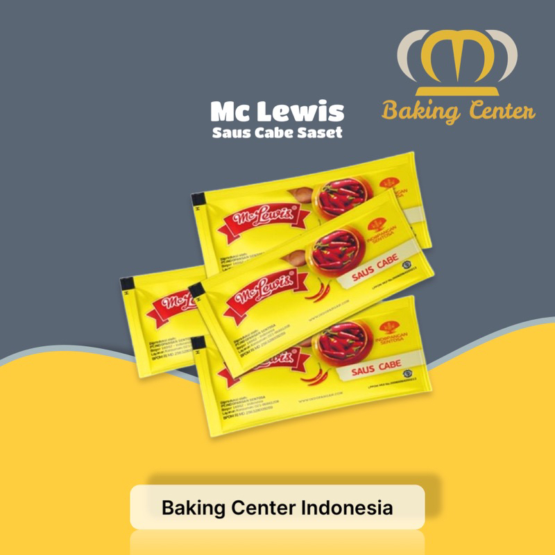 

Mc Lewis Saus Cabe Saset 25x8gr