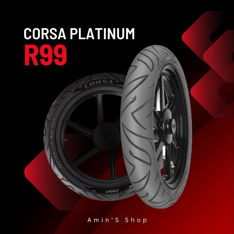 Corsa Platinum R99. Ban Luar ukuran 100/80-17 Tubless