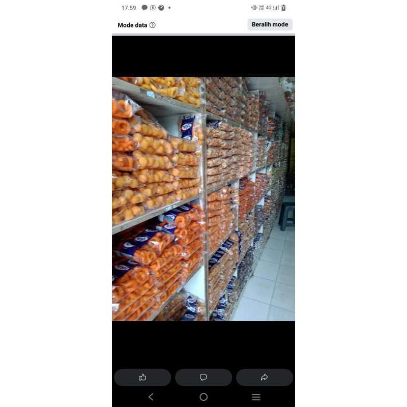 

kripik singkong pedas original balado