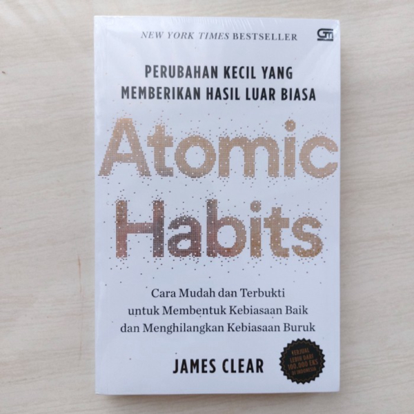 Buku Atomic Habits Original Gramedia Bahasa Indonesia - James Clear