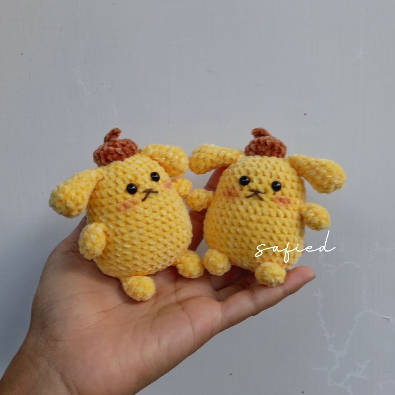 Boneka Rajut Pompompurin / Pompompurin Amigurumi (Boneka Rajut / Crochet Doll)