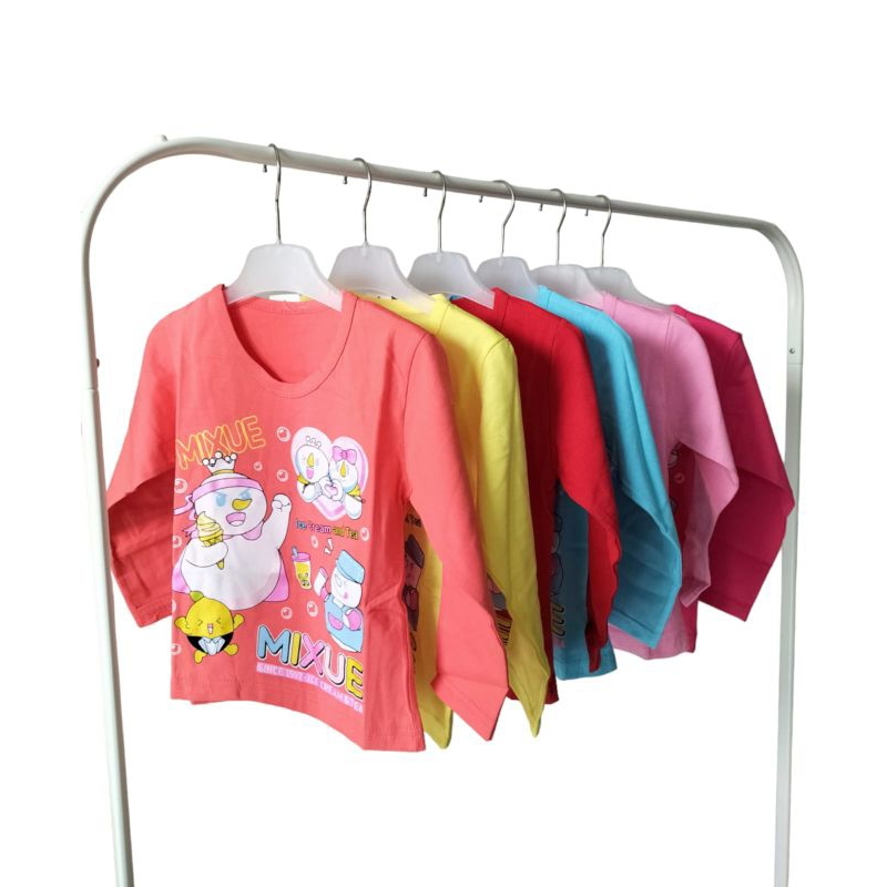 Kaos Anak MIXUE&PORORO / kaos anak lengan panjang