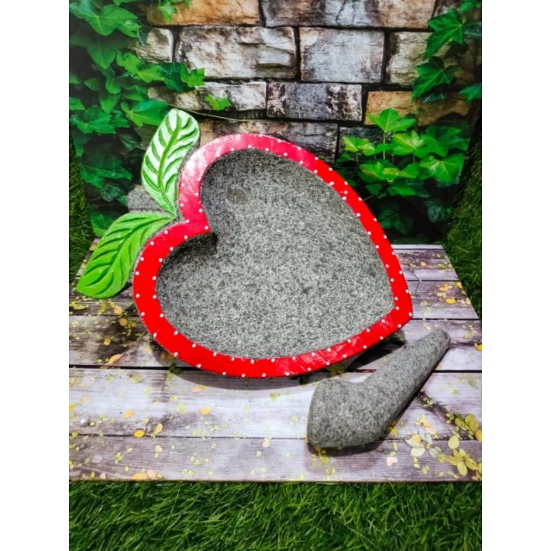 COBEK BATU ASLI,COBEK KARAKTER,100% ASLI BATU ALAM.