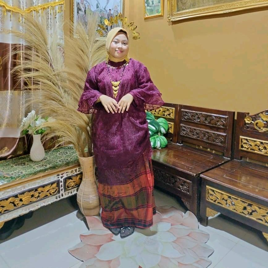 Baju Bodo Modern Organza Bordir New Anggun