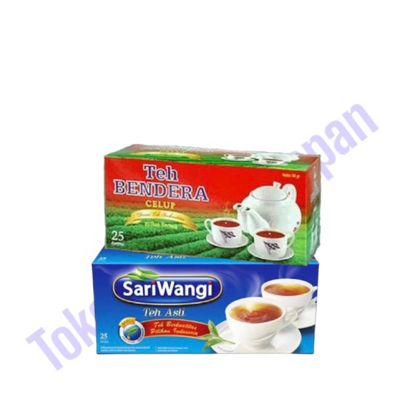 

TEH CELUP (Teh Bendera/ Teh Sariwangi) 25pcs