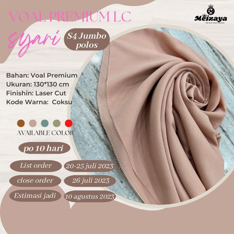 meizaya scarf jumbo polos