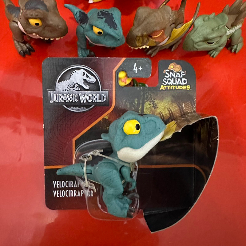 Snap Squad Wave 10 Velociraptor Blue