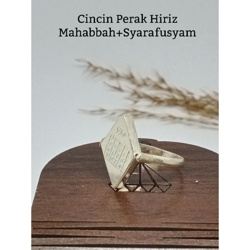 Cincin Perak Hiriz Mahabbah+Syarafusyam