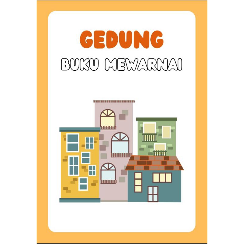 Buku Mewarnai Printable Tinggal Download dan Print