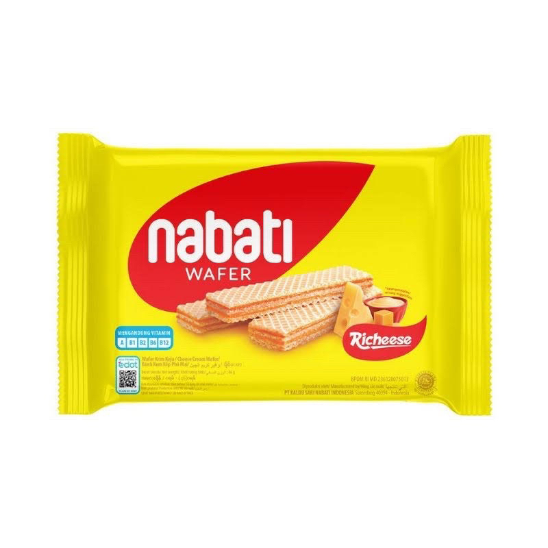 

Richeese/Richoco Nabati Wafer Keju/Coklat - 46gr