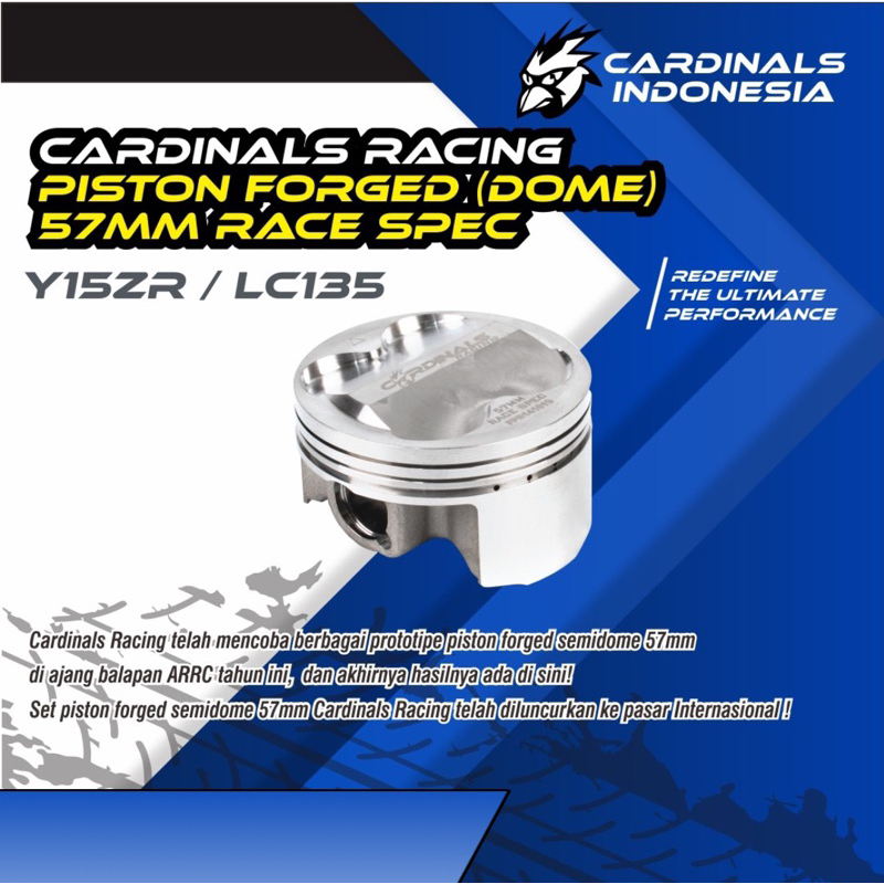 Piston Forged Dome  57mm