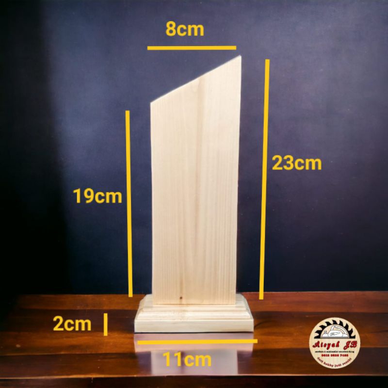 Plakat kayu jati belanda custom