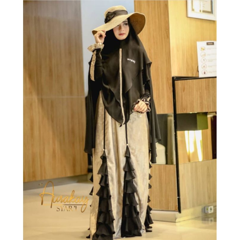 Khimar Swarovski Aurakay mix Dress Tutu Amily Hijab