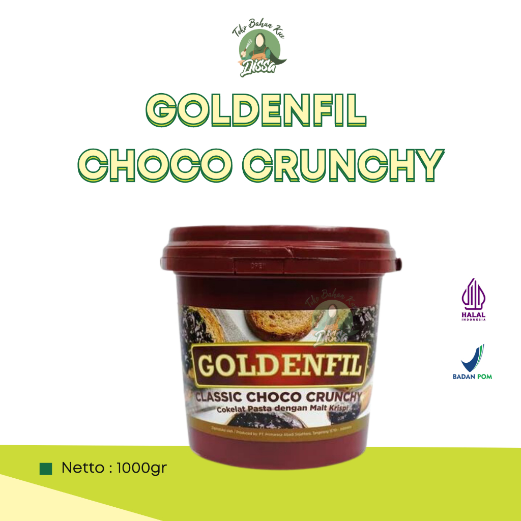 

Coklat Golden Fil Choco Crunchy 1000gr | Coklat Choco Crunchy - Tobaqdissa