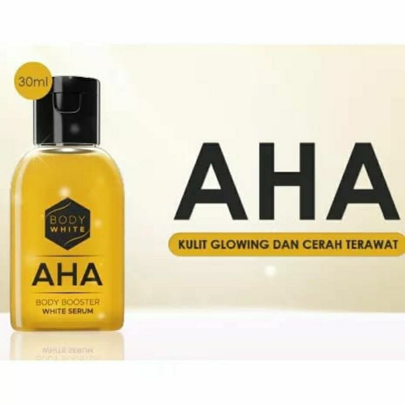 BODY AHA WITHE BOOSTER BPOM/BODY BOOSTER  WHITE SERUM AHA body LOTION booster badan Hb LOTION badan 