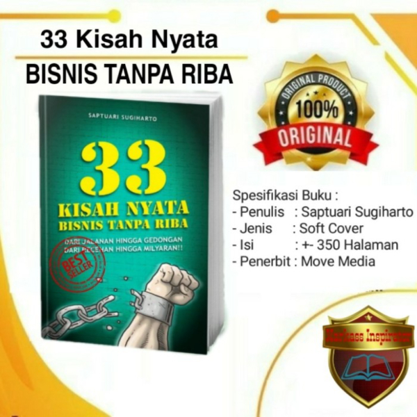Buku ORIGINAL 33 Kisah Nyata Membangun Bisnis Tanpa Riba