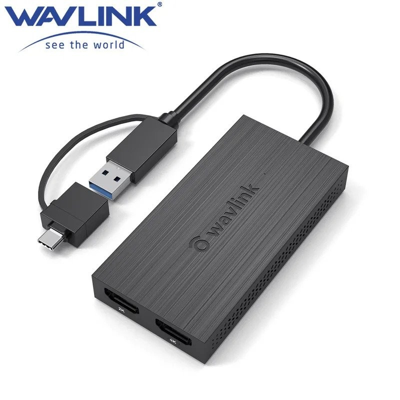 USB to HDMI 4K WAVLINK USB C to HD Display Adapter USB3.0 to HDTV