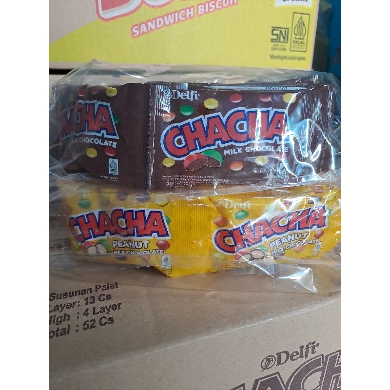 

Coklat ChaCha Renceng isi 10×5 gr